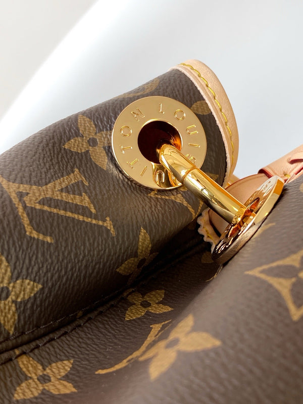 LV Again Handbag 53cm Brown Monogram Canvas & Cowhide