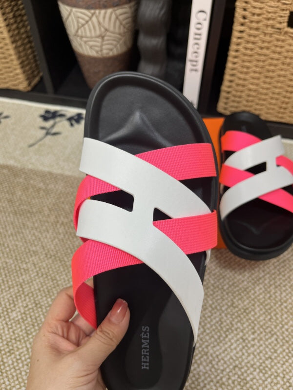 HM Men's Kazimir White Pink Calfskin 595495