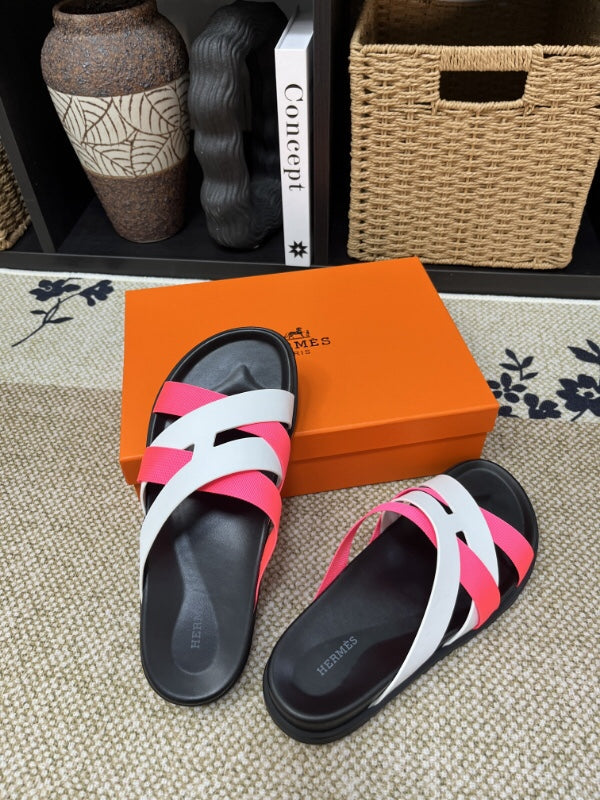 HM Men's Kazimir White Pink Calfskin 595495