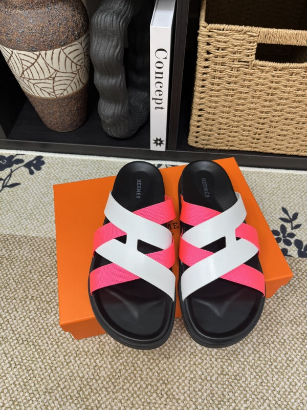 HM Men's Kazimir White Pink Calfskin 595495