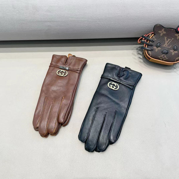 TOUCHSCREEN GLOVES IN PENNY BROWN SHEEPSKIN 391499