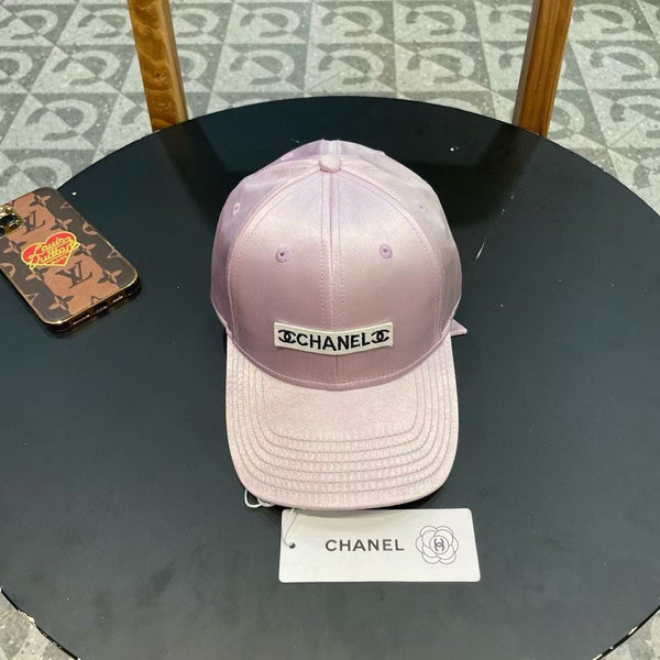 CAPPELLO DA BASEBALL IN RASO DI SETA ROSA CHIARO 404864