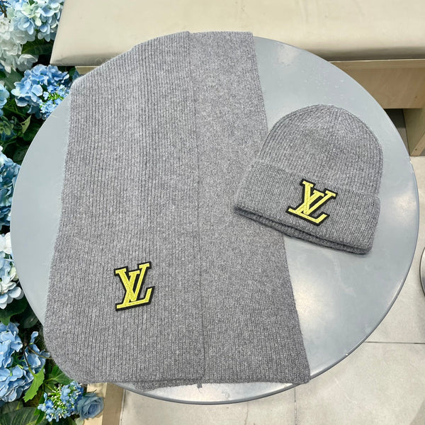 SET SCIARPA E CAPPELLO IN LANA GRIGIO CHIARO 406532