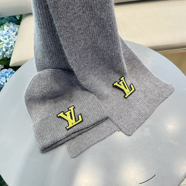 SET SCIARPA E CAPPELLO IN LANA GRIGIO CHIARO 406532