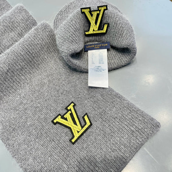 SET SCIARPA E CAPPELLO IN LANA GRIGIO CHIARO 406532