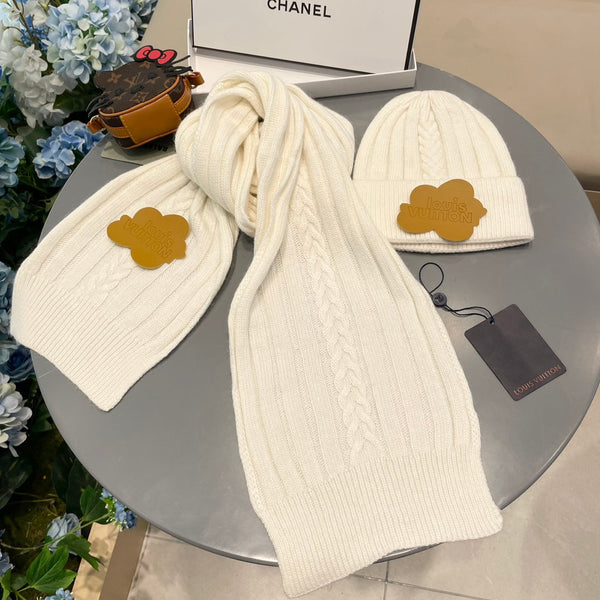 SET SCIARPA E CAPPELLO IN LANA BEIGE 419145