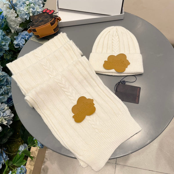 SET SCIARPA E CAPPELLO IN LANA BEIGE 419145