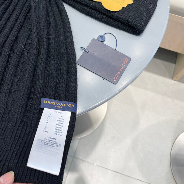 SET SCIARPA E CAPPELLO IN LANA NERA 419147