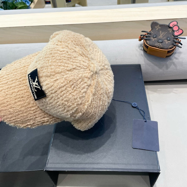 BERRETTO DA BASEBALL IN LANA BEIGE 421244