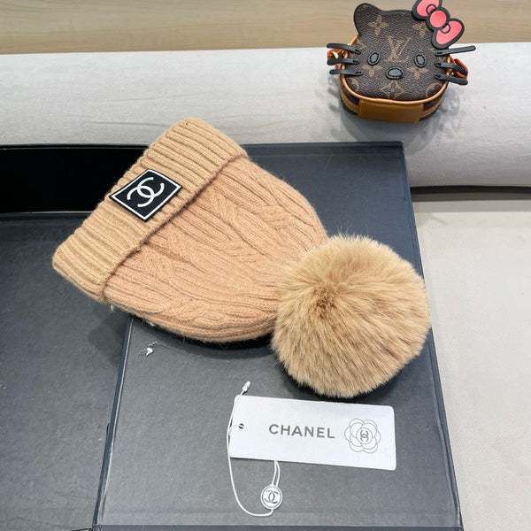 BERRETTO IN LANA COLOR SEPPIA 422177