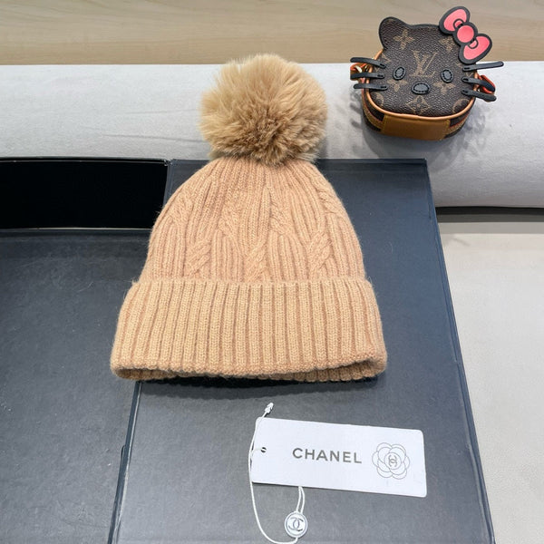 BERRETTO IN LANA COLOR SEPPIA 422177