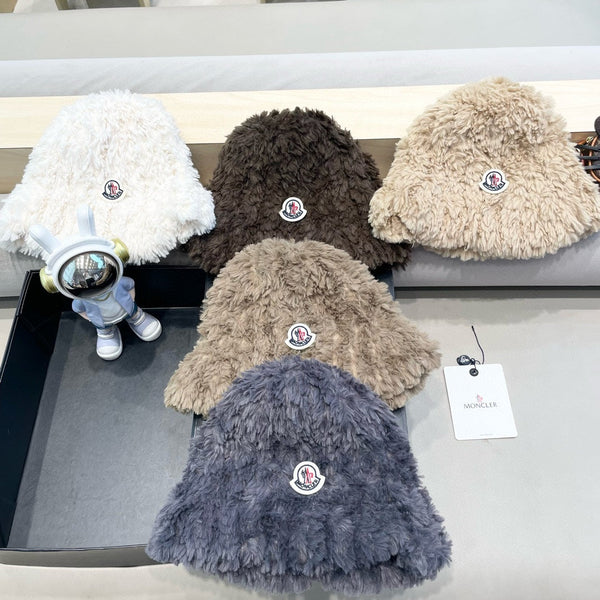 BUCKET HAT IN PEANUT BROWN FLEECE 435042