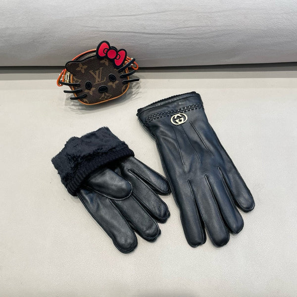 GLOVES IN BLACK LAMBSKIN 444432