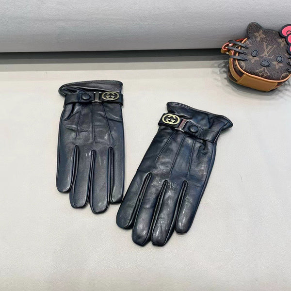 TOUCHSCREEN GLOVES IN BLACK LAMBSKIN 454568
