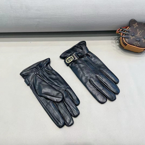 TOUCHSCREEN GLOVES IN BLACK LAMBSKIN 454568