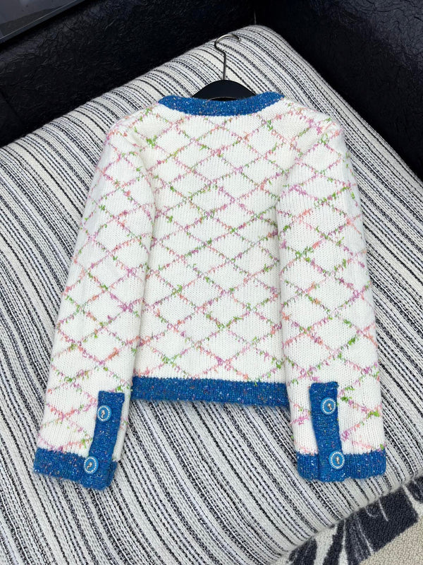 Gilet CC 2025 Blanc cassé Bleu Laine 325889