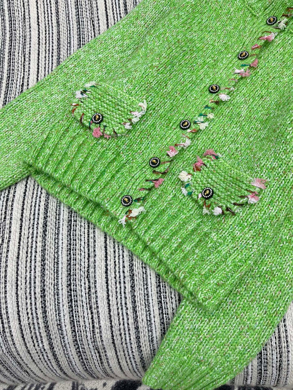 Veste en laine verte CC 2025 325886