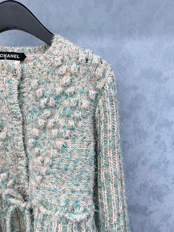 Veste CC 2025 avec cordon de serrage à la taille Laine bleue et rose 325853