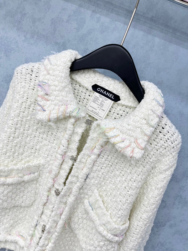 Veste CC 2025 Laine Blanche 325865