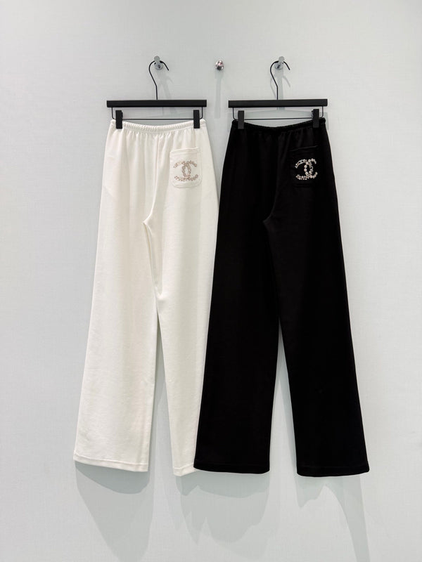 Pantalon de survêtement large CC Tencel Polyester Coton 351194