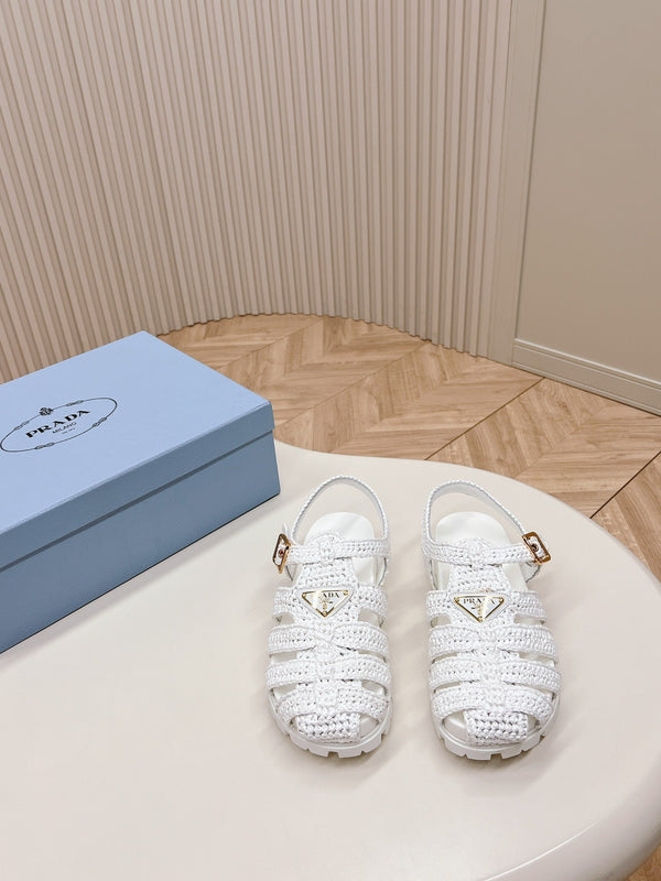 Sandali Monolith Crochet Cage 30 Bianco