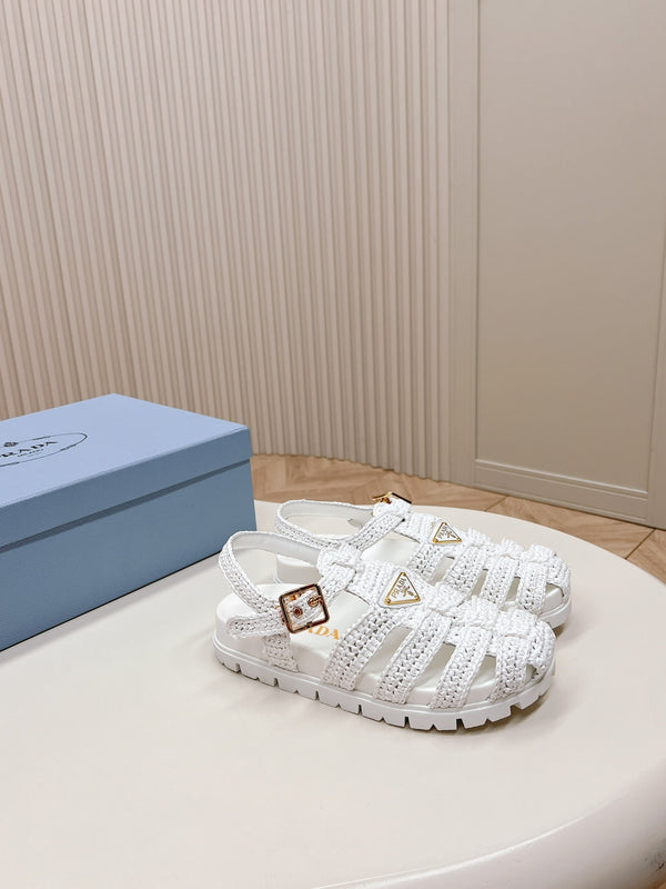 Sandali Monolith Crochet Cage 30 Bianco