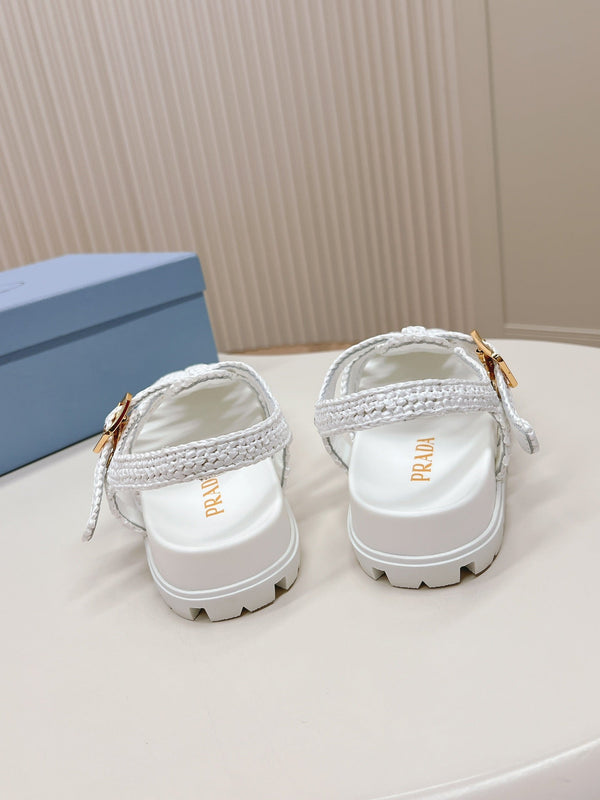 Sandali Monolith Crochet Cage 30 Bianco