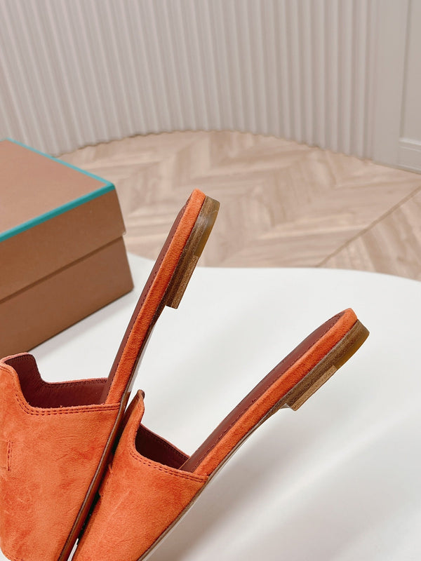 LP SUMMER CHARMS SANDALS IN ORANGE SUEDE