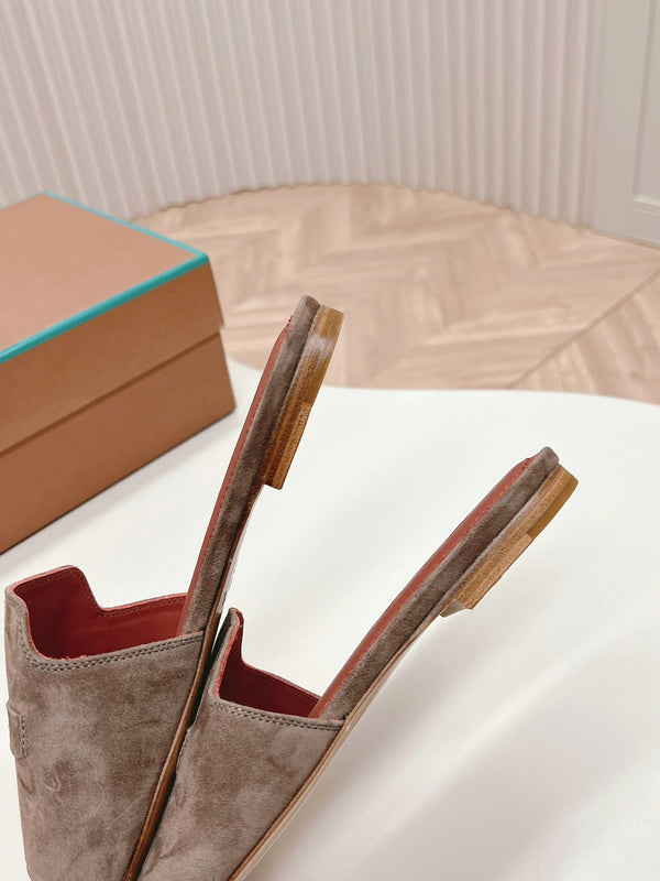 LP SUMMER CHARMS SANDALS IN ASH BROWN SUEDE