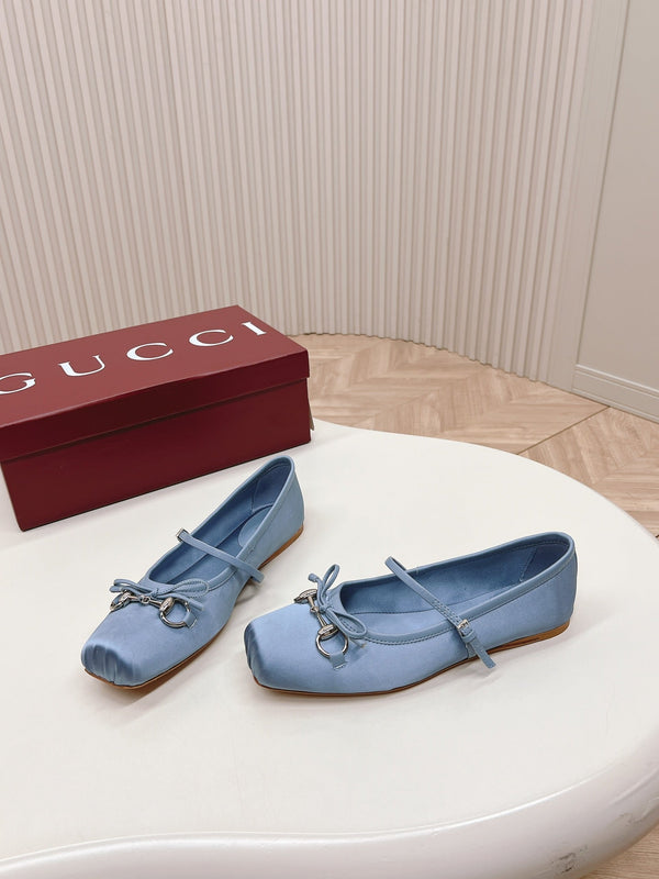 GG BALLET FLAT SKY SILK
