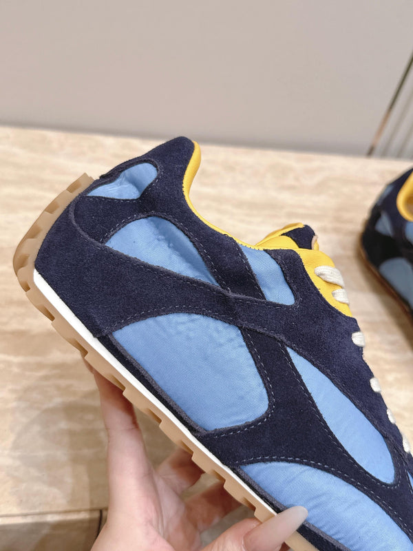 BV Orbit Flash Retro Sneake Blue Suede 934419