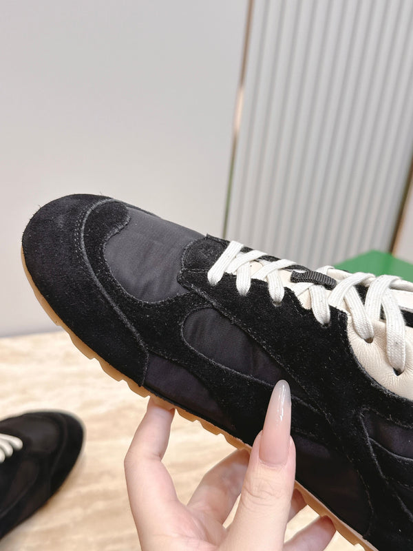 BV Orbit Flash Retro Sneaker Black Suede 934420