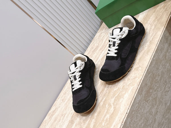 BV Orbit Flash Retro Sneaker Black Suede 934420