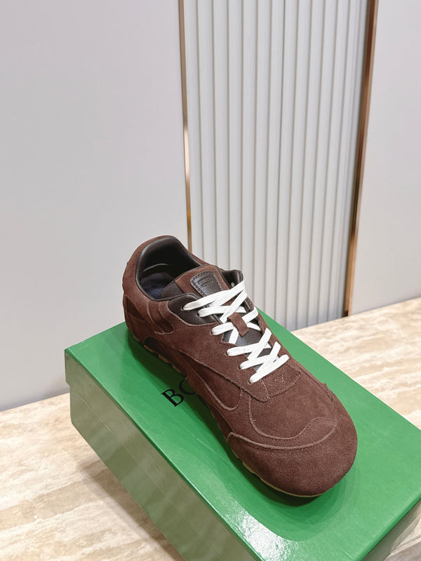 BV Orbit Flash Retro Sneaker Deep Brown Suede 934422