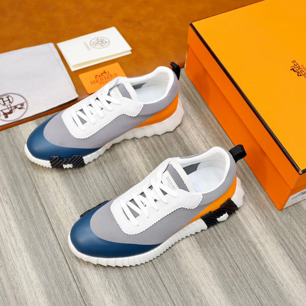 HM BOUNCING SNEAKER NAVY AND GRAY CANVAS