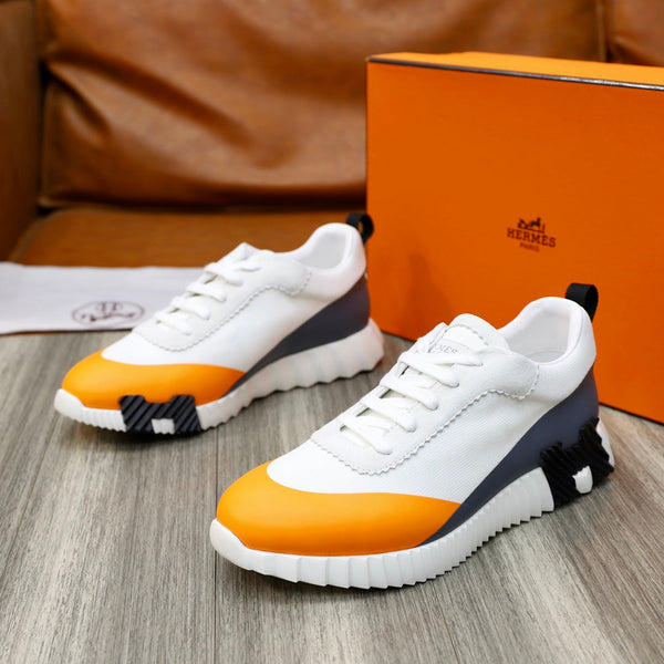 HM BOUNCING SNEAKER WHITE AND TIGER CANVAS