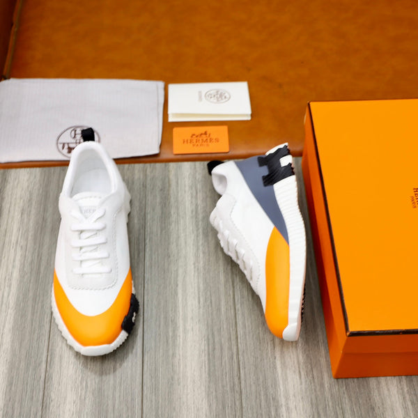 HM BOUNCING SNEAKER WHITE AND TIGER CANVAS