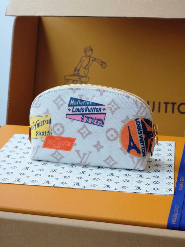 LV M14909 Beauty Case PM Multicolor Monogram Dune Canvas