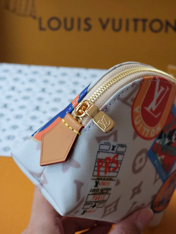 LV M14909 Beauty Case PM Multicolor Monogram Dune Canvas