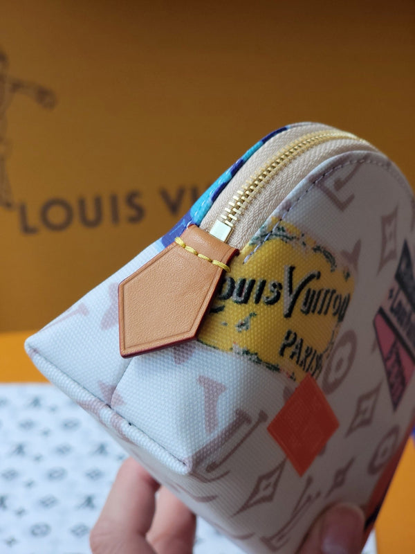 LV M14909 Beauty Case PM Multicolor Monogram Dune Canvas