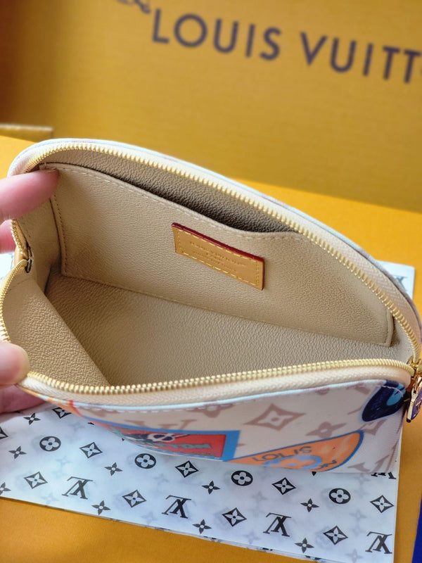 LV M14909 Beauty Case PM Multicolor Monogram Dune Canvas