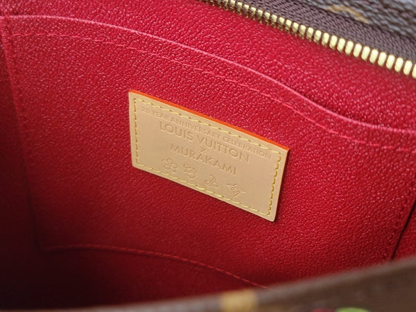 LV x TM M14372 Toiletry Pouch Brown Monogram Canvas With Cherry Motif