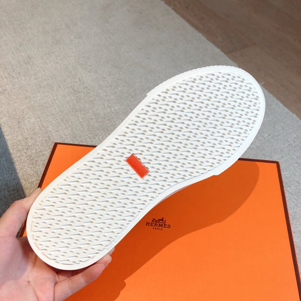 HM GAME SLIP-ON SNEAKER PEACHY CALFSKIN