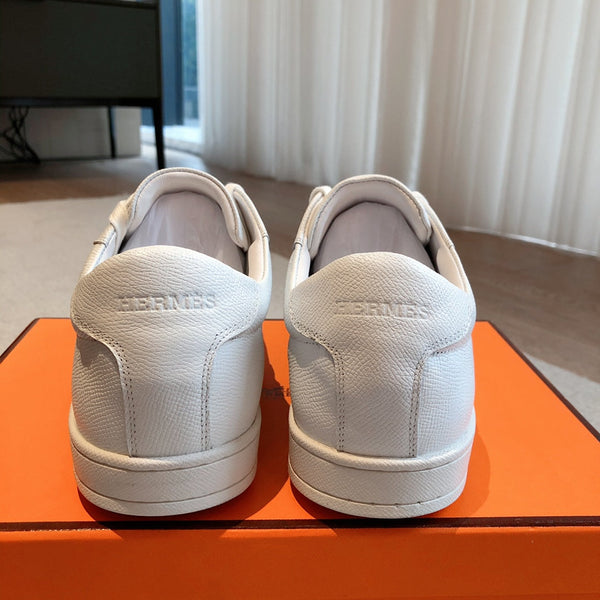 HM BOOMERANG SNEAKER MULTI WHITE AND GRAY CALFSKIN