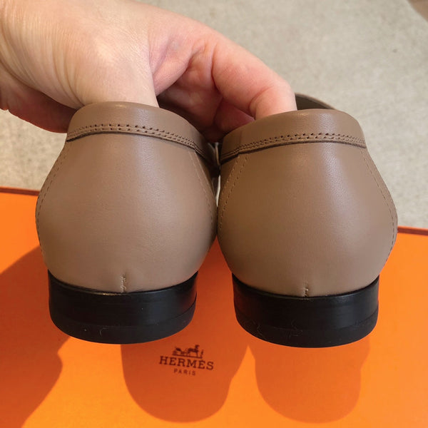 Royal Loafer Brown Calfskin With Fringe Detail And Silver Signature Buckle 509409