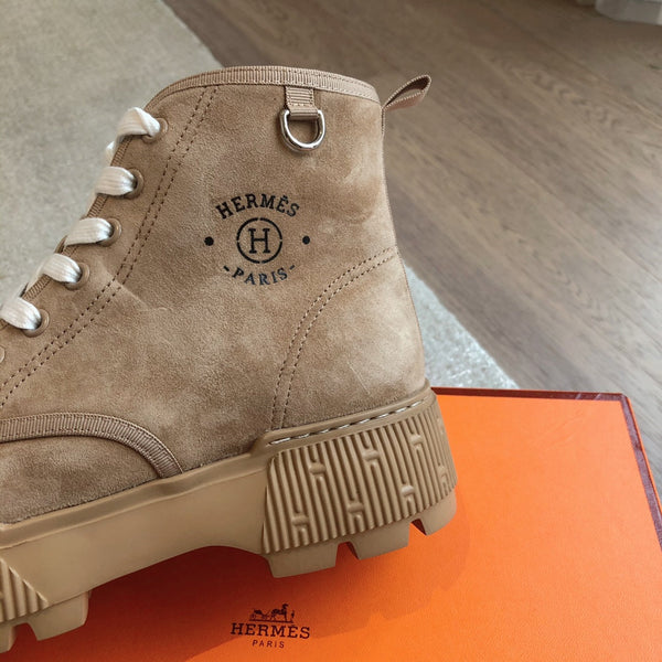 HM ITINERAIRE ANKLE BOOT CAMEL SUEDE