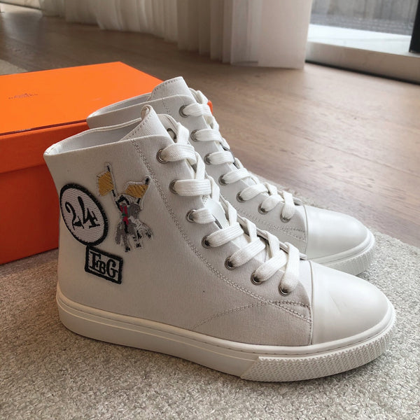 HM ILLICO SNEAKER WHITE DENIM