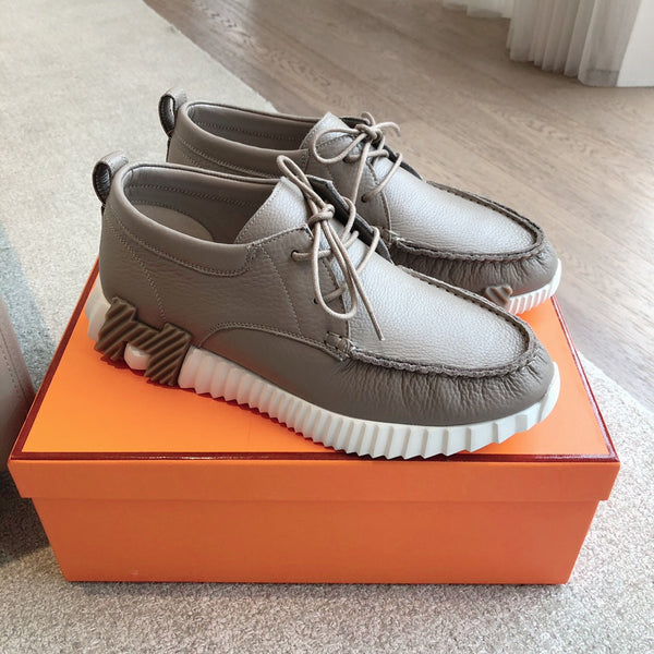 HM Men's Increase Sneaker Gray Cowhide 204376