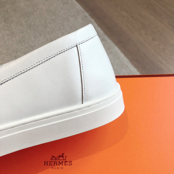 HM GAME SLIP-ON SNEAKER WHITE WITH TASSEL CALFSKIN