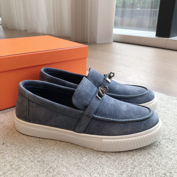 HM GAME SLIP-ON SNEAKER INDIGO SUEDE
